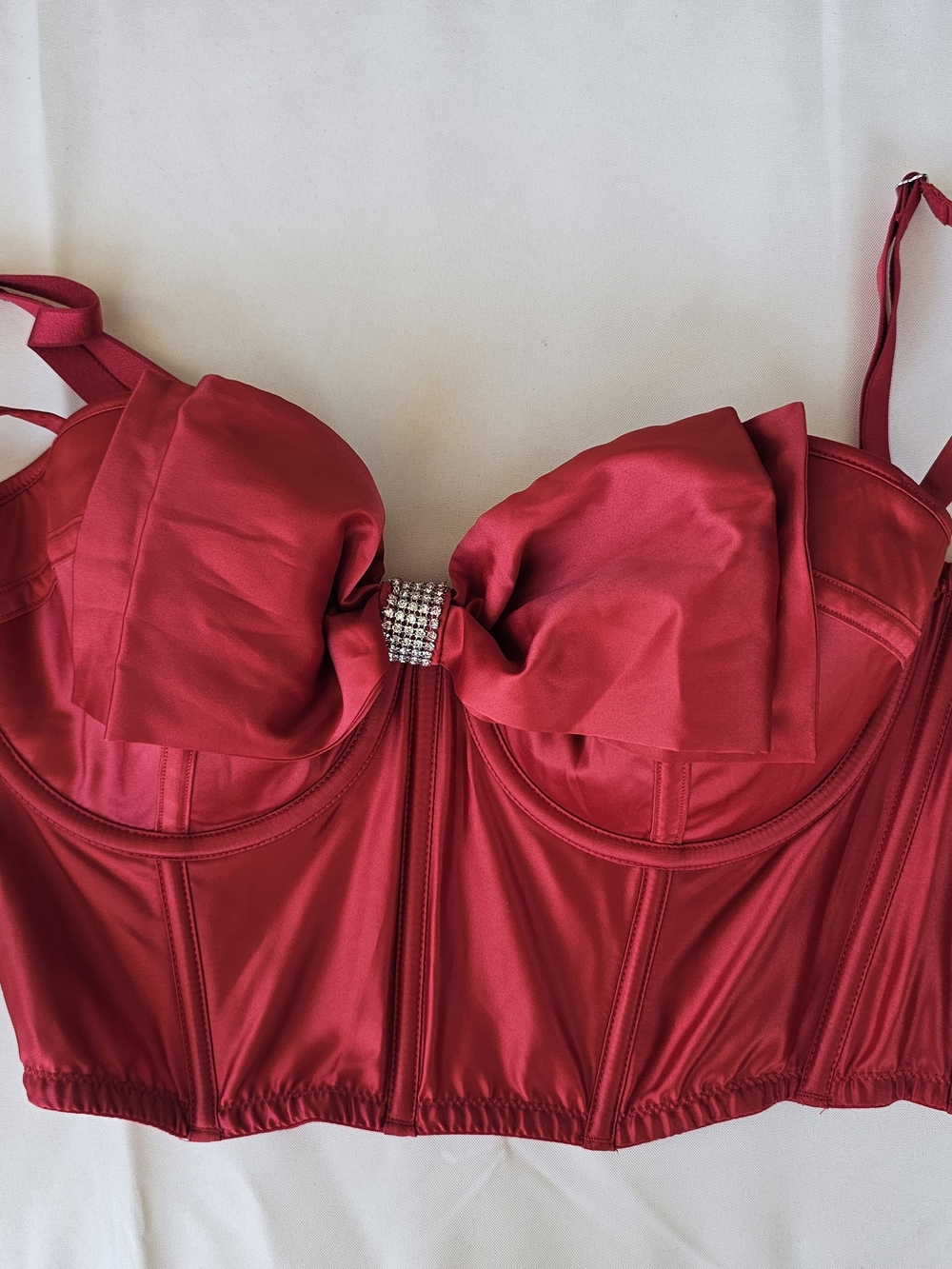New Victoria Secret - Red Satin Bustier